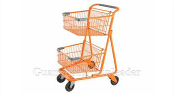 Two Basket Shopping Cart