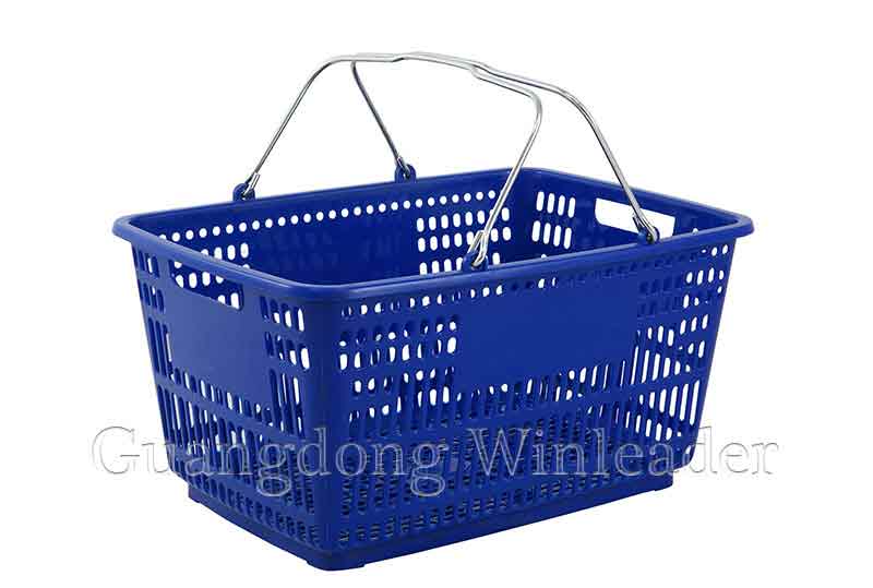 Plastic folding baskets