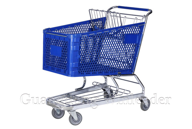 YLD-PT180-1FB Plastic Shopping Cart
