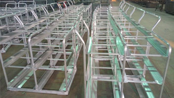 More aluminum material handling carts