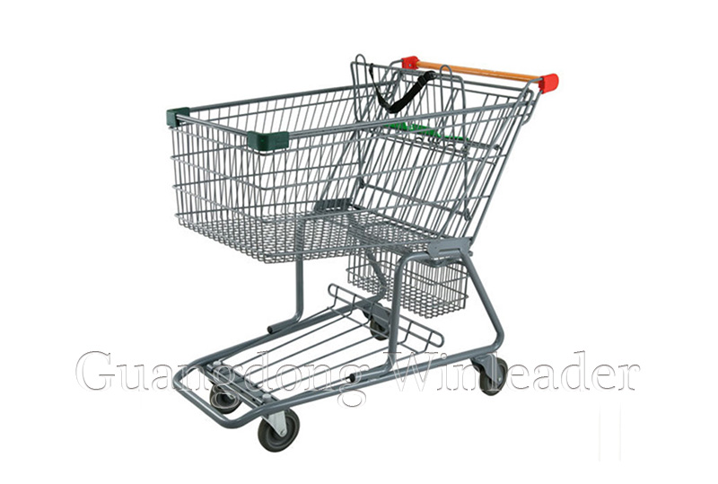 YLD-CT190-1FB Canadian Style Shopping Trolley