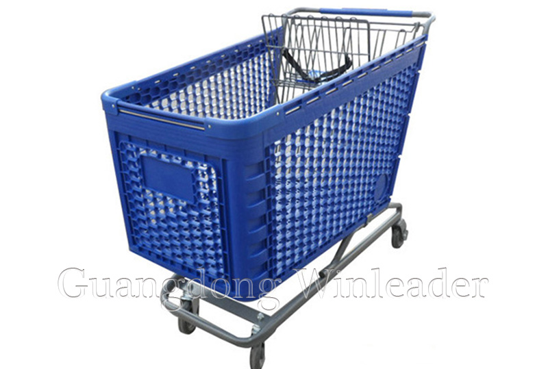 YLD-PT272-1FB Plastic Shopping Cart