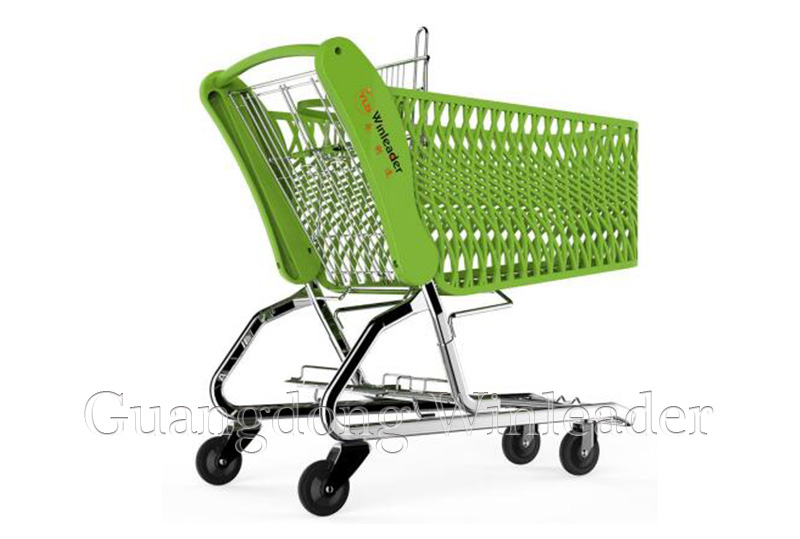 YLD-MT200-2FB Plastic Shopping Cart