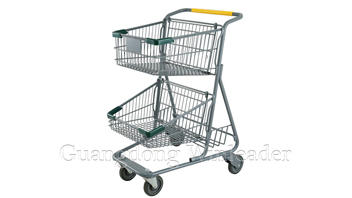 The Double-cart Shopping Cart Has Been Loved By Consumers