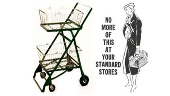 Shopping carts were ignored in their infancy